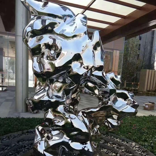 abstract art metal Stainless Steel Sculpture