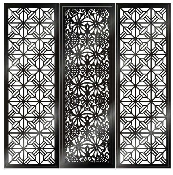 Laser Cut Metal Screen Stainless Steel Panel