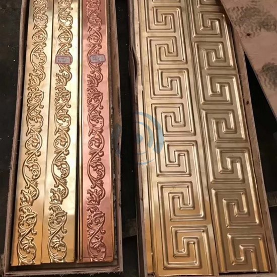 Decorative Metal Trim Edge Metal Engraved