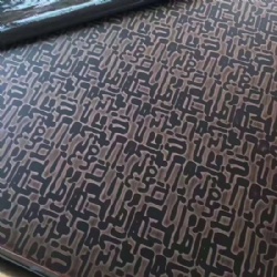 Copper Color Etching  Decoration Stainless Steel Sheets