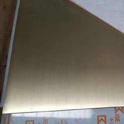Champagne Gold Hairline Stainless Steel Sheets