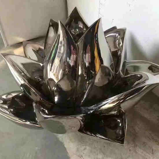 Flower Art Metal Stainless Steel Sculpture