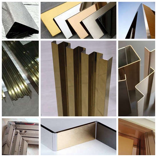 Stainless Steel Trim Edge Profile