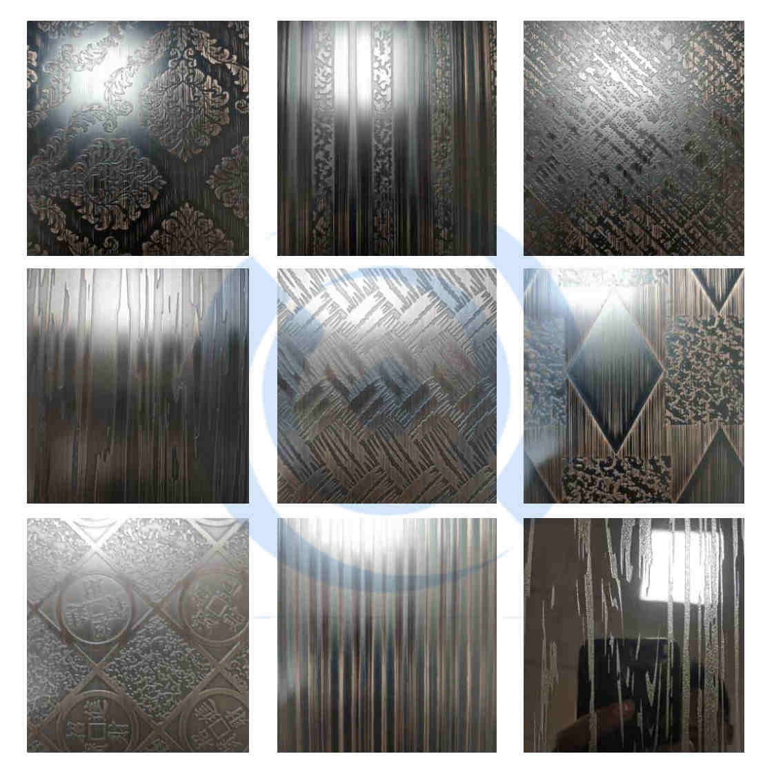 Etching Copper Plate Decoration Stainless Steel Sheets,Etched Color Sheet