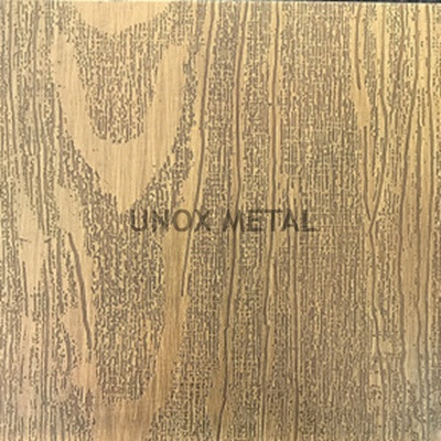 Copper Color Embossed Stainless Steel Plates
