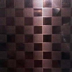 Square and Drop Pattern Embossed Stainless Steel Sheet