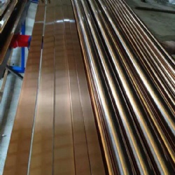 Copper Color Stainless Steel Pipe Tube Profile