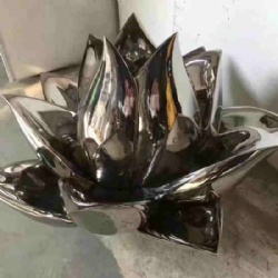 flower art metal Stainless Steel Sculpture