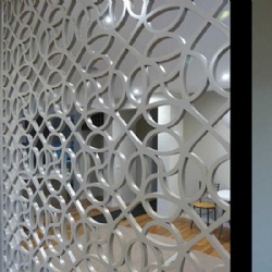 Interior Laser Cut Metal Screen Panel Decor Metal Partition