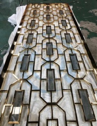 Black Mirror Stainless Steel Screen Metal Panel