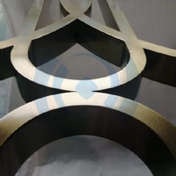 Hairline Bronze Stainless Steel Screen Metal Art