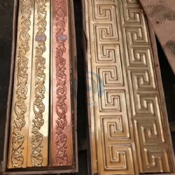 Decorative Metal Trim Edge Metal Engraved