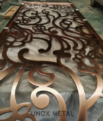 Copper Patio Screen Panels